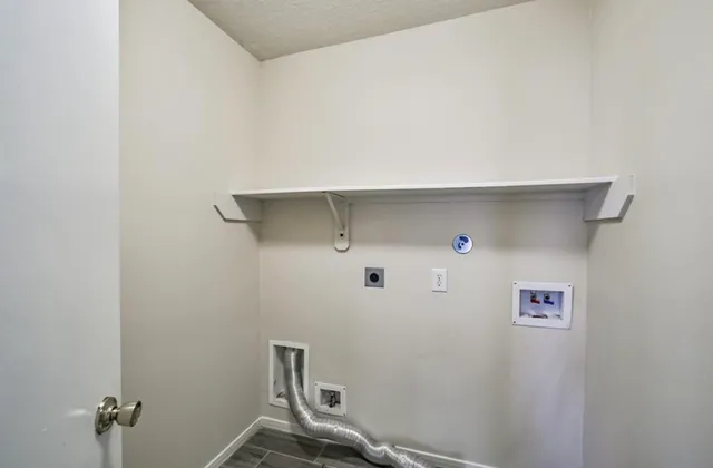 a close view of a closet