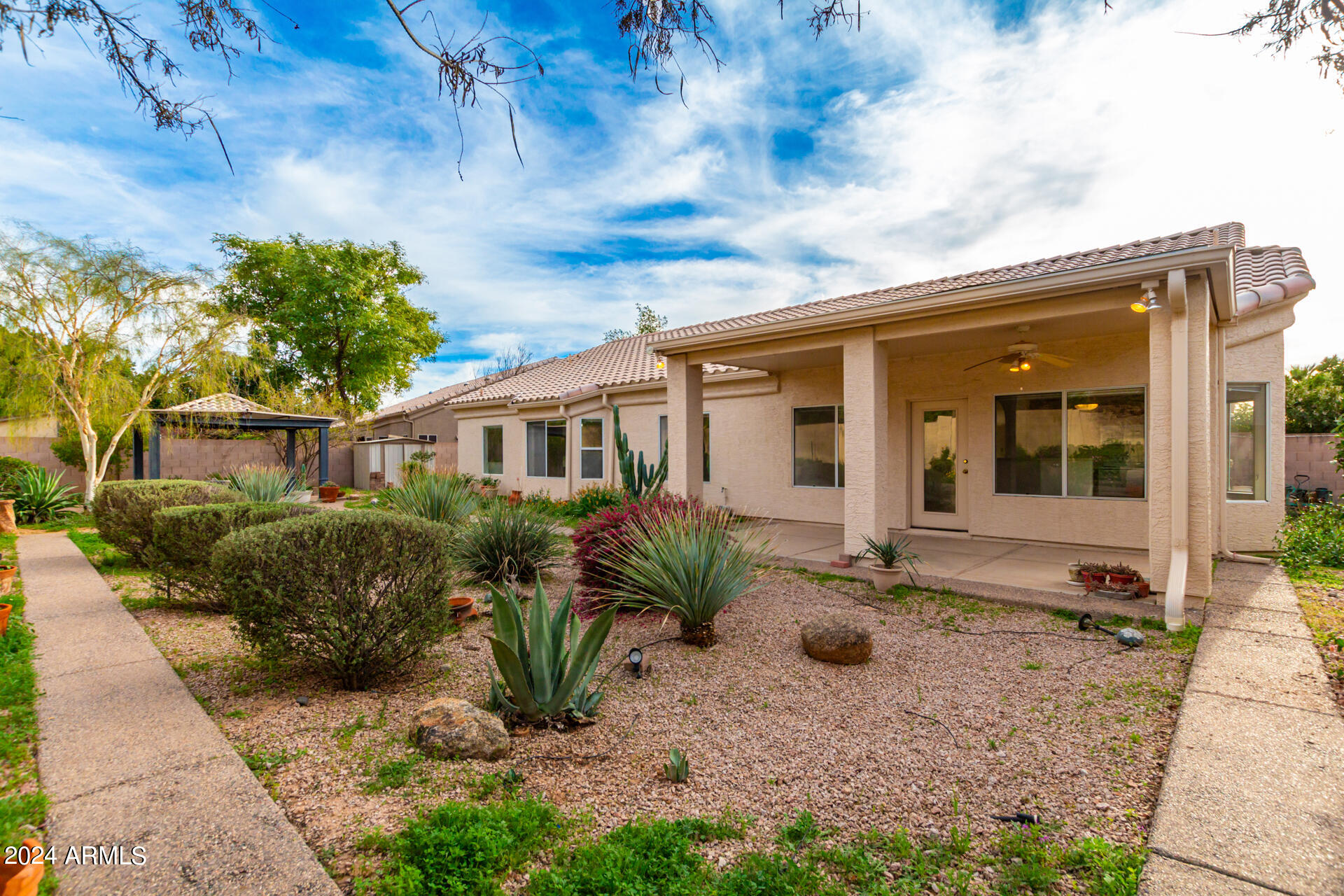 1021 North Alba Mesa, AZ 85213 - Photo 29 of 58 PEACEFUL GARDEN BACKYARD