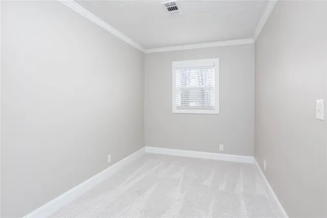 a view of a window in a room