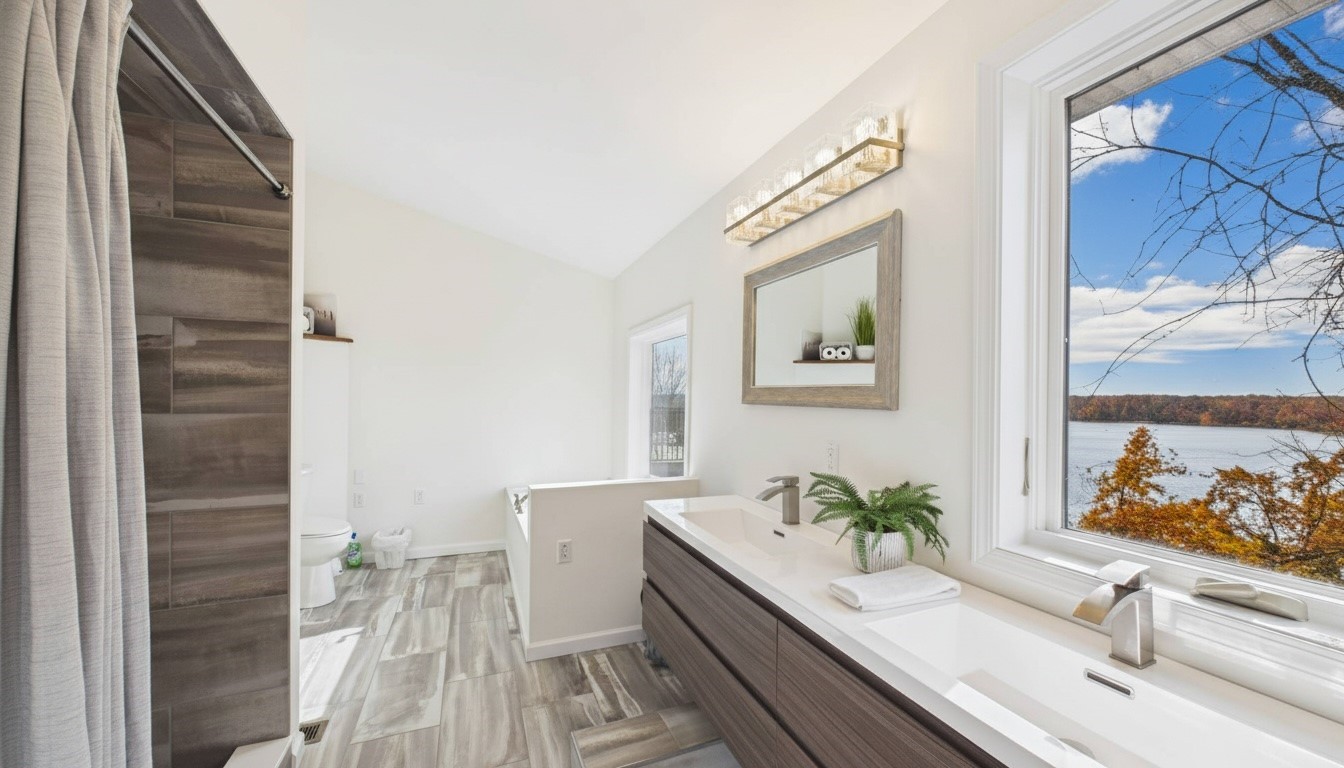 346 Deer Run Road Eddyville, KY 42038 - Photo 18 of 76 a room with a sink and a mirror