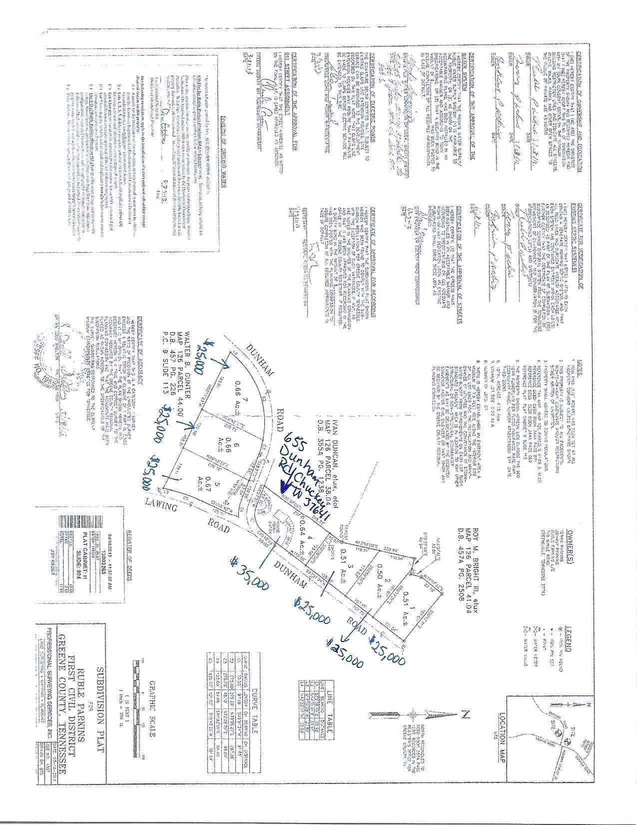 7 Dunham Road, Unit 7 Chuckey, TN 37641 - Photo 3 of 3 Price List