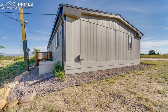 a backyard of a house