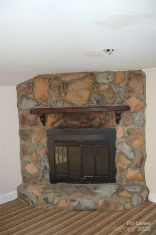 a view of fireplace