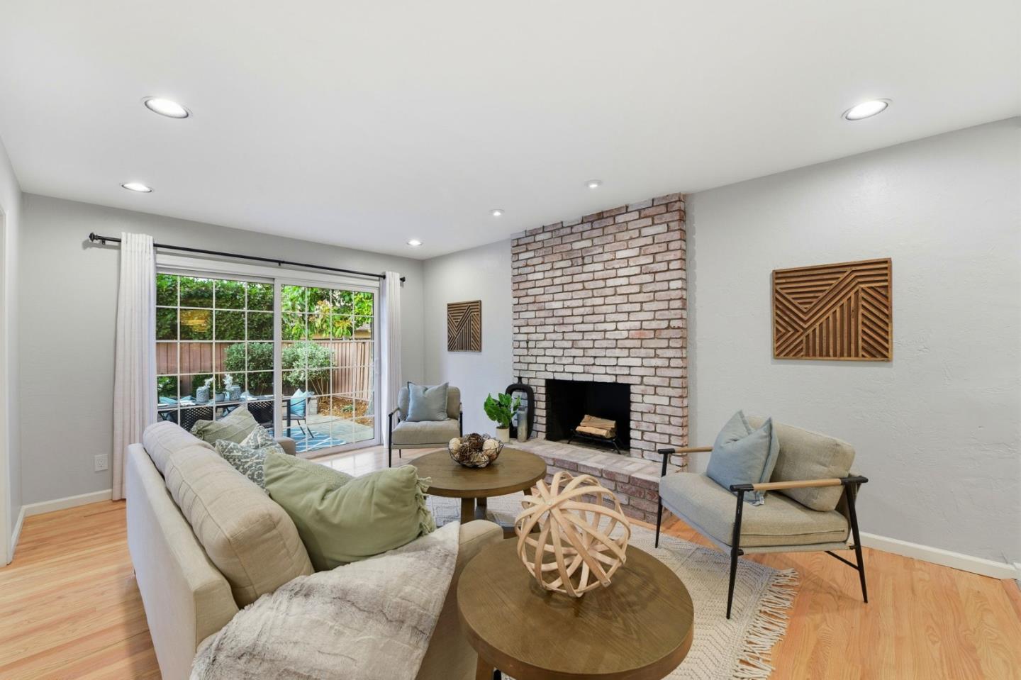 1663 Curtner Avenue San Jose, CA 95125 - Photo 14 of 57 a living room with furniture and a fireplace