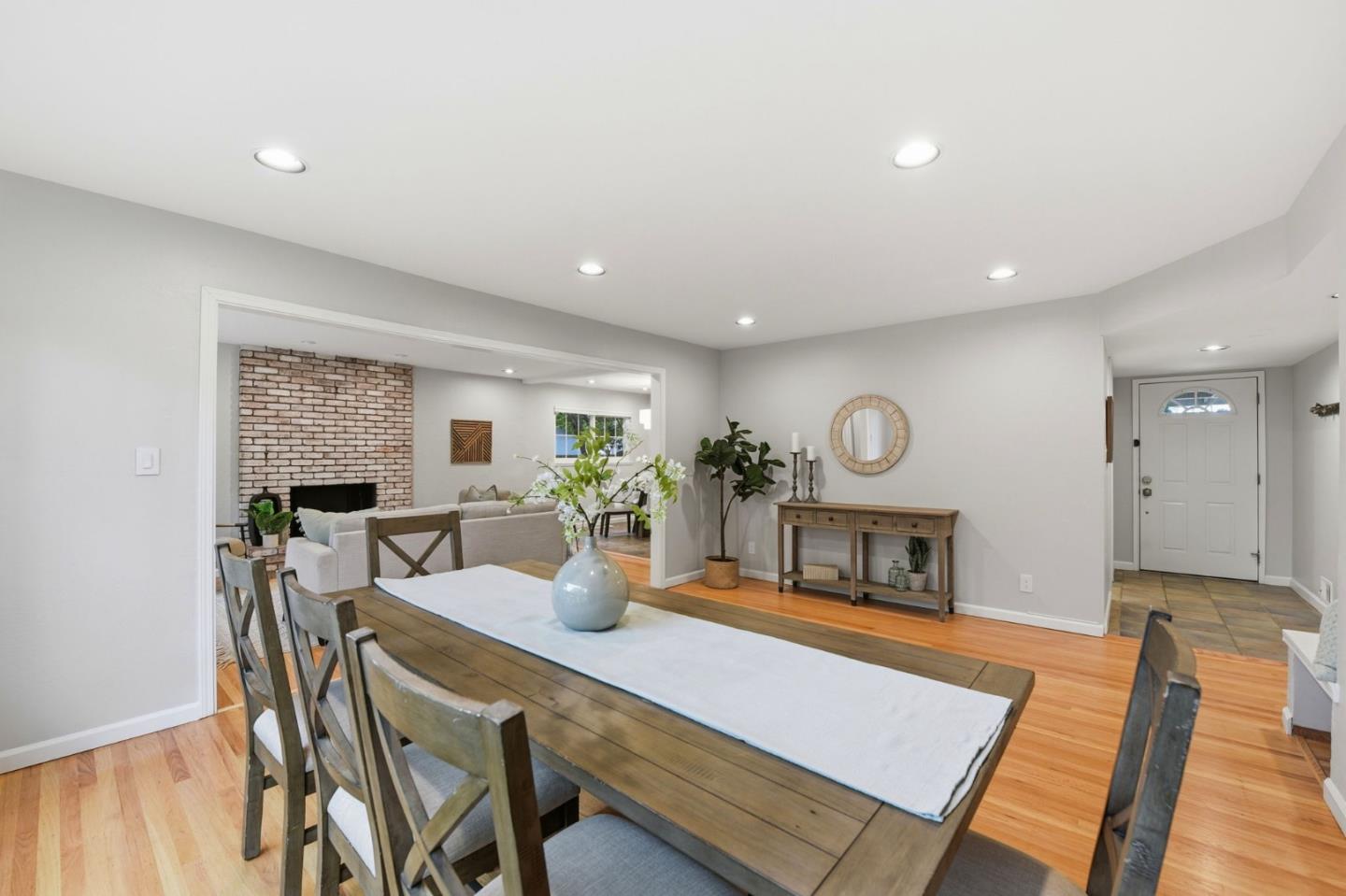 1663 Curtner Avenue San Jose, CA 95125 - Photo 21 of 57 a living room with furniture a window and a fireplace