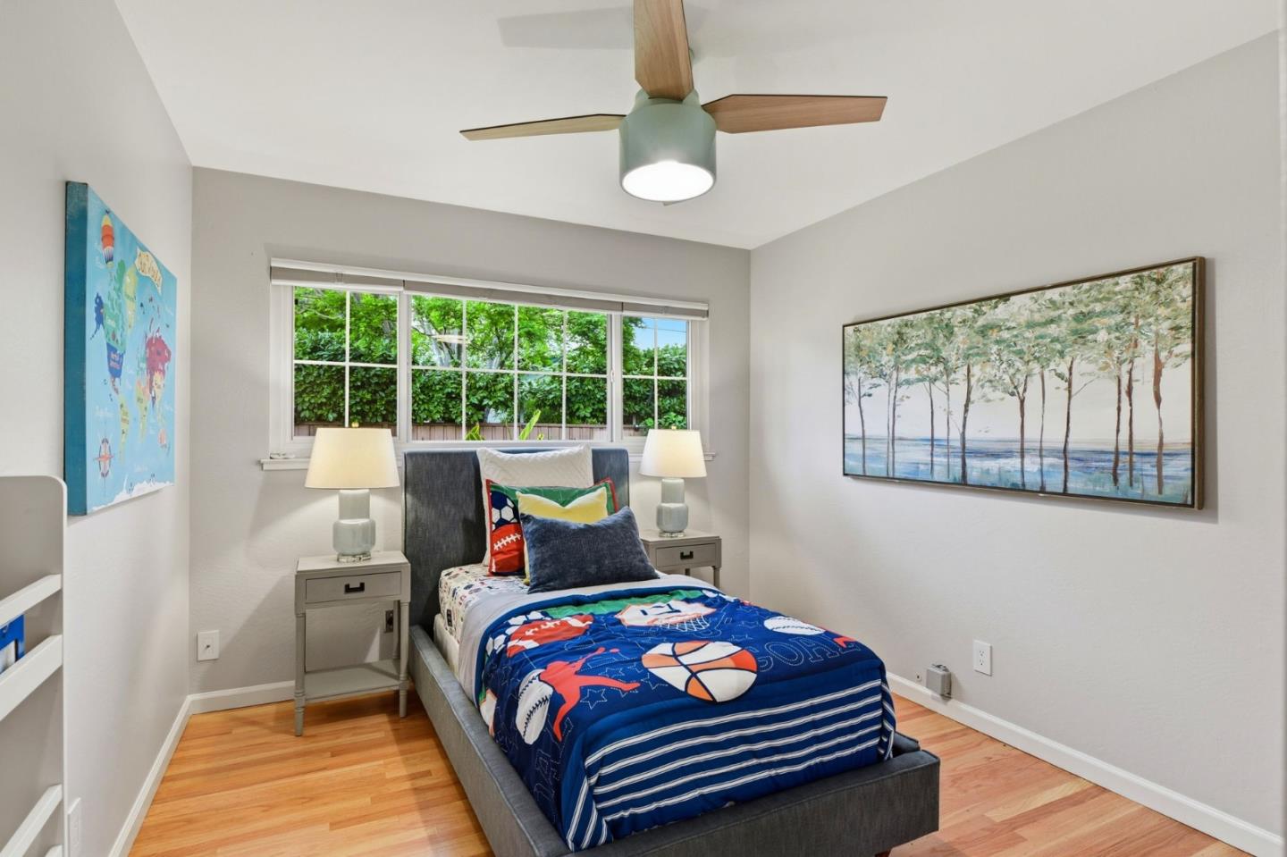 1663 Curtner Avenue San Jose, CA 95125 - Photo 22 of 57 a bed sitting in a bedroom next to a window