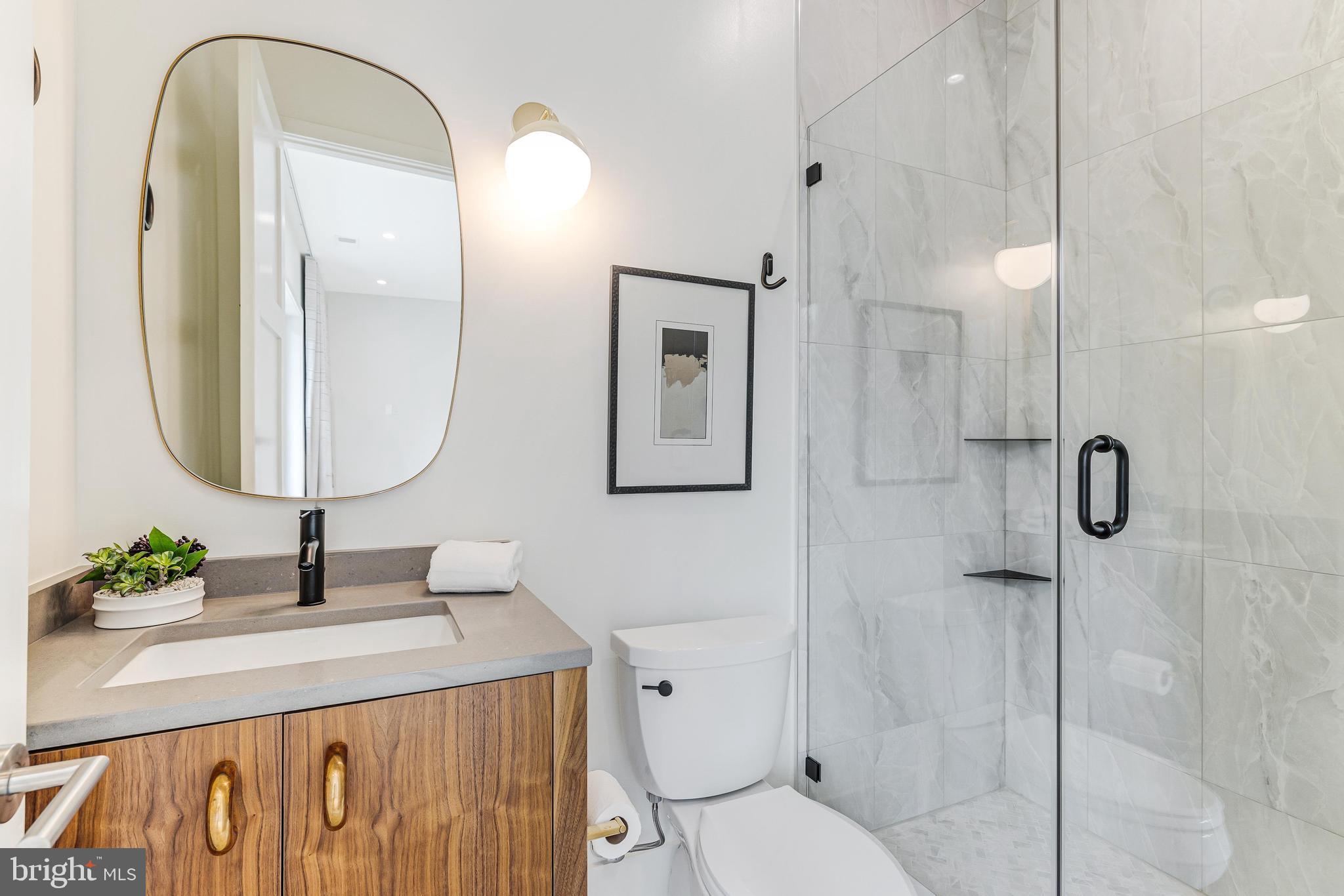 3632 36th Road North Arlington, VA 22207 - Photo 51 of 108 En suite bathroom with walnut vanity