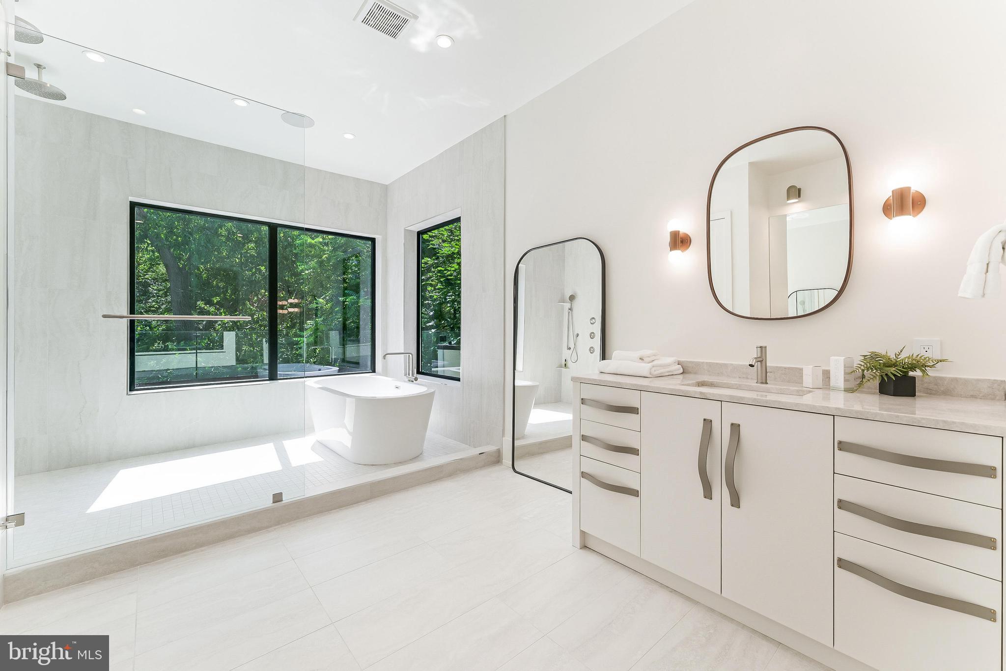 3632 36th Road North Arlington, VA 22207 - Photo 64 of 108 Upper level primary en suite #2 spa-like bathroom