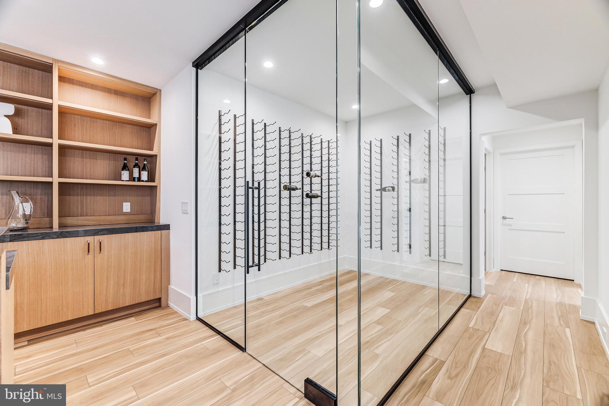 3632 36th Road North Arlington, VA 22207 - Photo 81 of 108 Wine room with racks for approx. 200 bottles