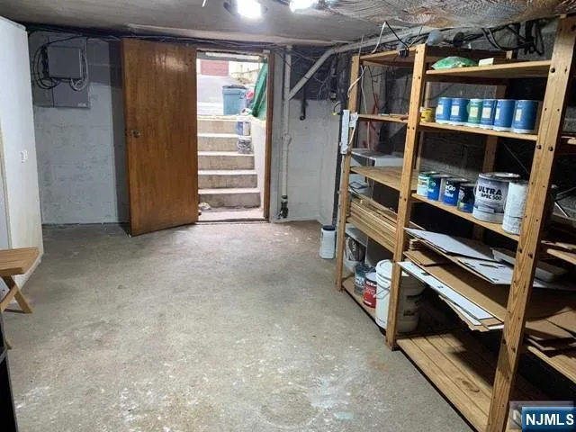 a view of storage and utility room