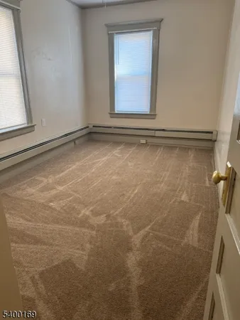 a bathroom with a window