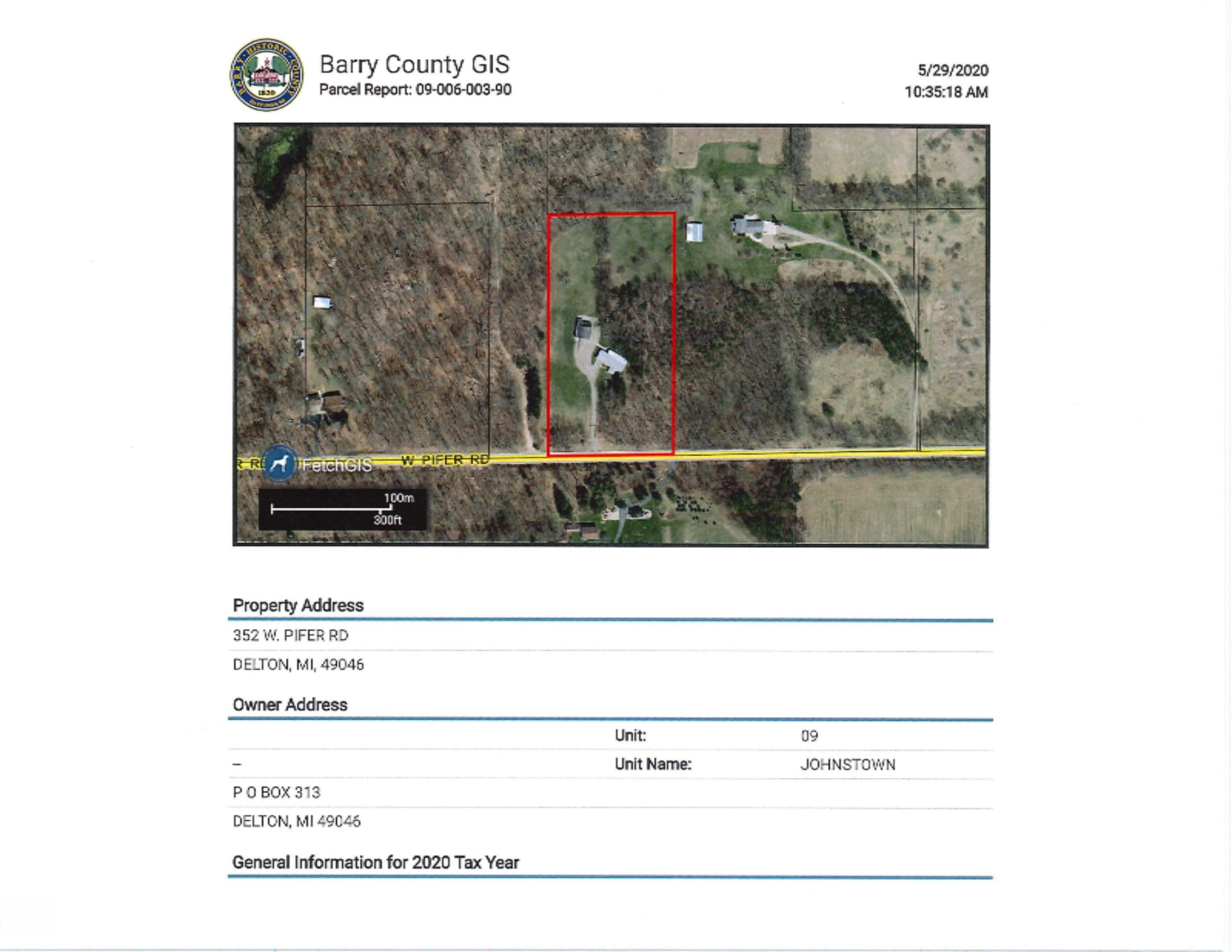 352 Pifer Road Dowling, MI 49050 - Photo 32 of 32 352 W Pifer Rd GIS