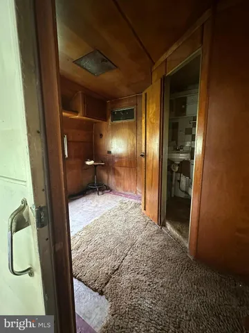 a view of water heater room