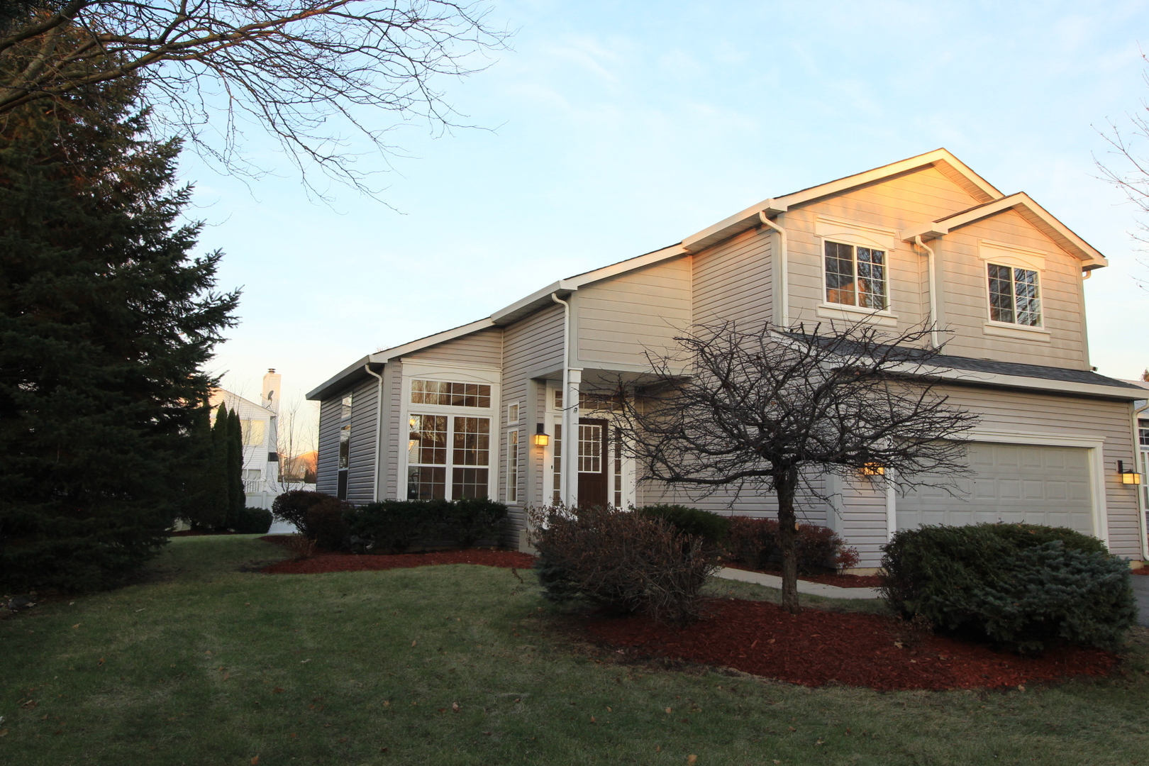 217 Sparrow Lane Bolingbrook, IL 60490 - Photo 1 of 3 a front view of a house with a yard