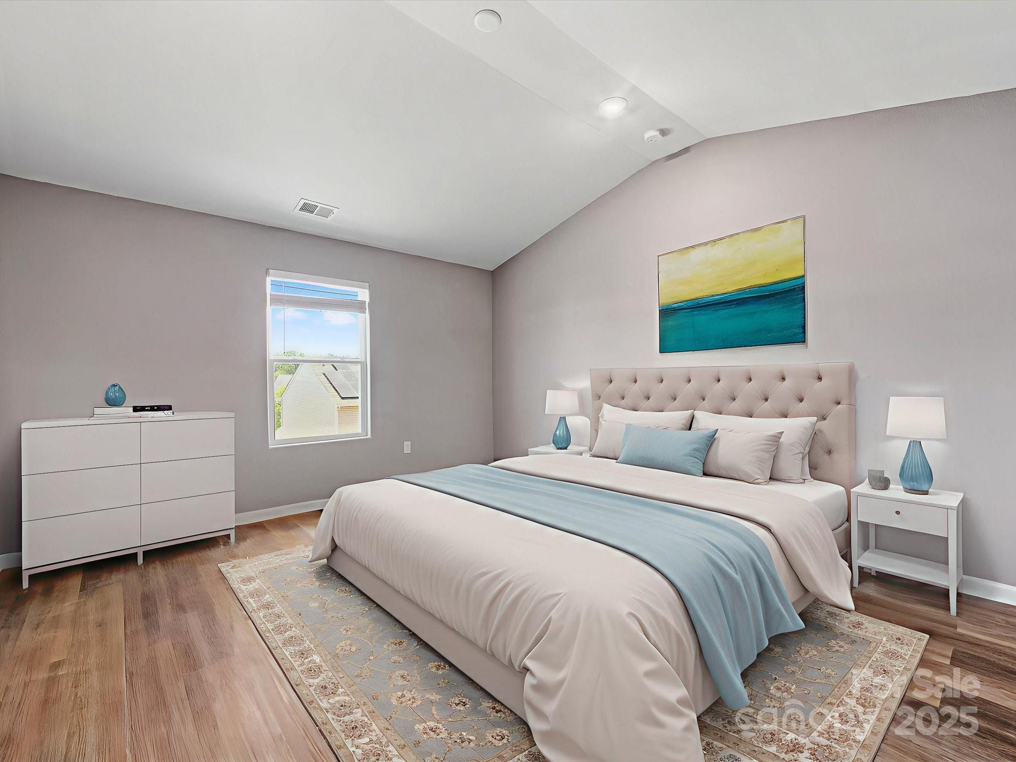 9136 Creedmore Hills Drive Charlotte, NC 28214 - Photo 28 of 48 a bedroom with a bed and a window