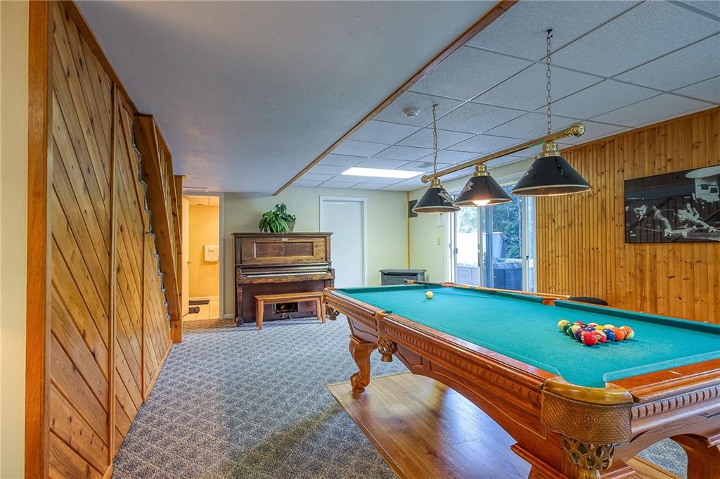 282 Alpine Heights Road Champion, PA 15622 - Photo 11 of 25 a room with pool table and a potted plant