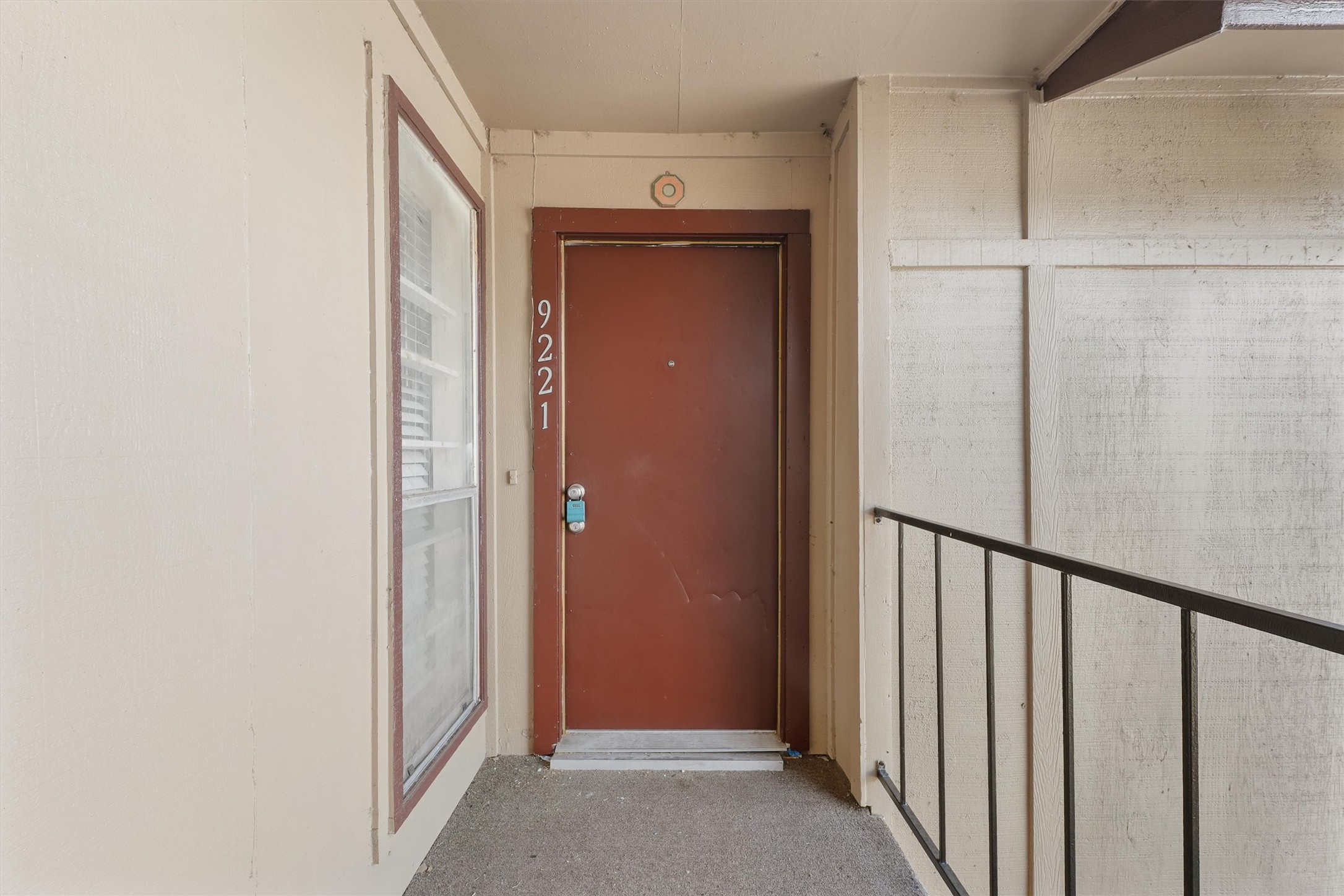 9221 Imogene Street, Unit 9221 Houston, TX 77036 - Photo 17 of 19 a view of a hallway with wooden floor