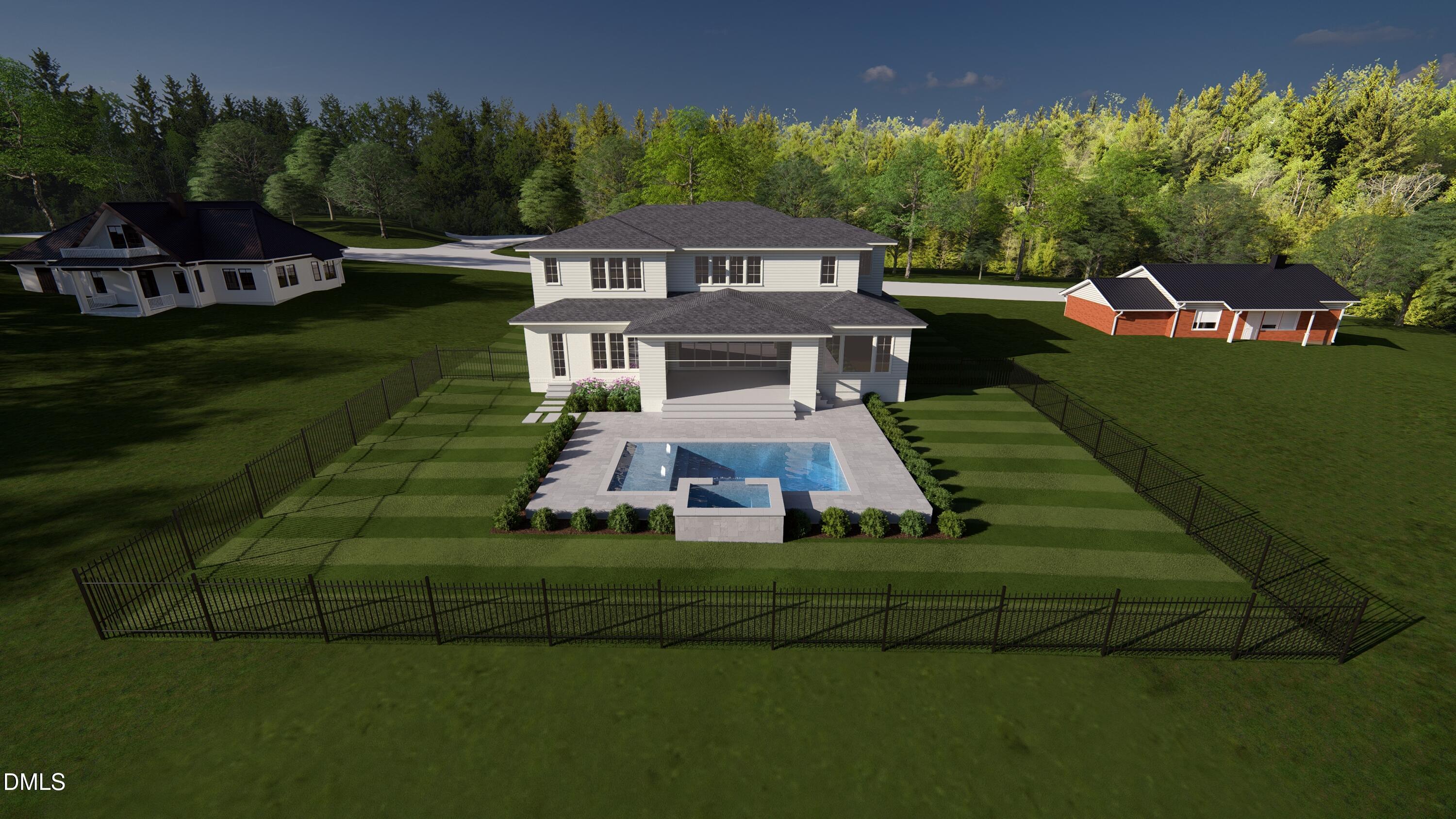 7700 Harps Mill Road Raleigh, NC 27615 - Photo 4 of 19 a view of a house with a big yard
