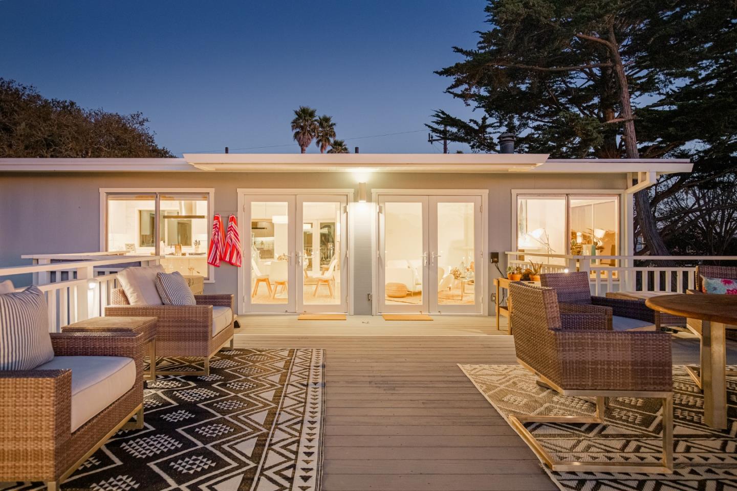 404 Arbolado Drive La Selva Beach, CA 95076 - Photo 20 of 36 a view of a living room and balcony