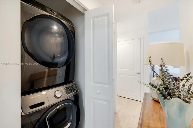 a view of a washer and dryer in a utility room