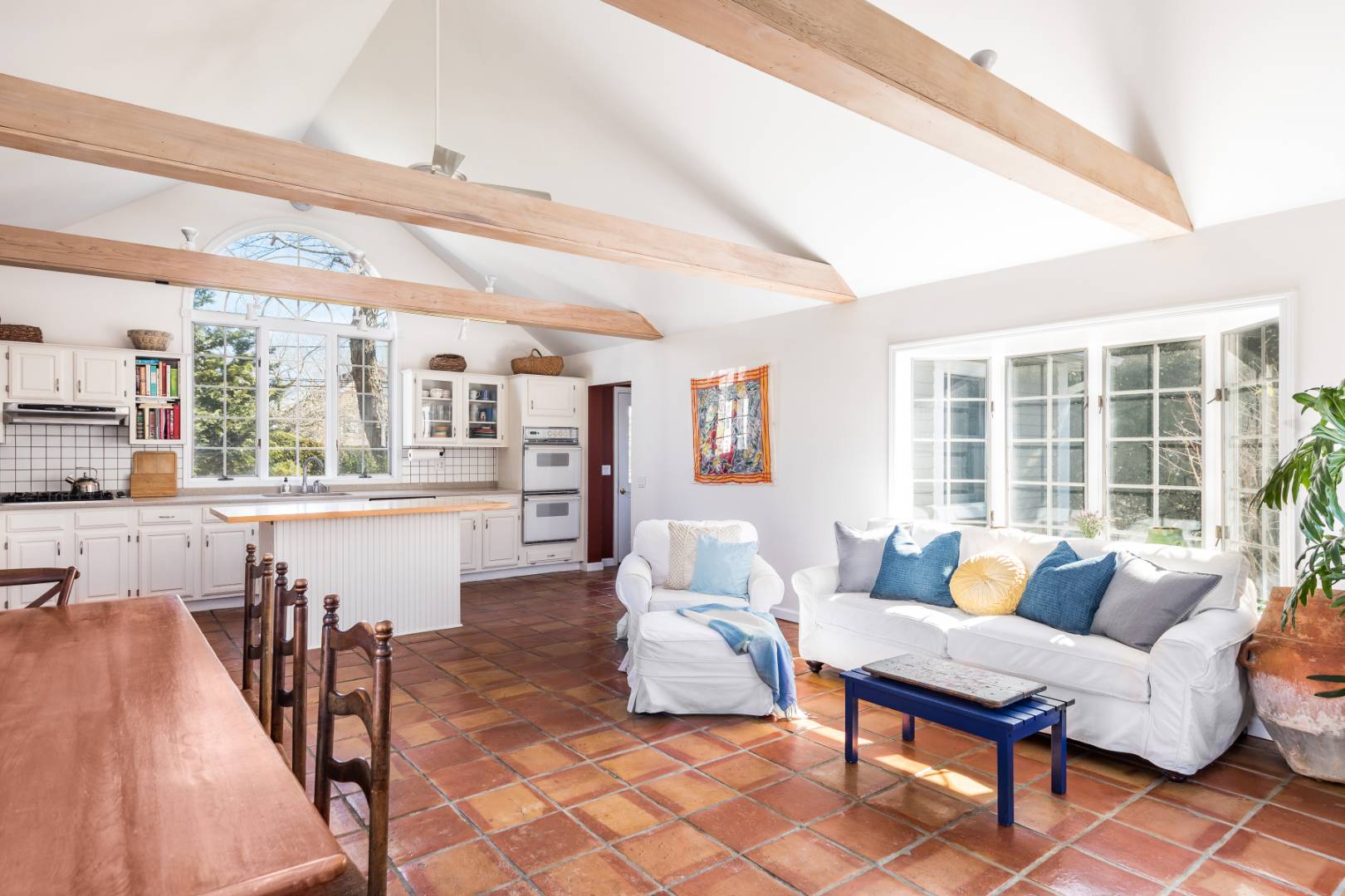 40 Williams Way Bridgehampton, NY 11932 - Photo 10 of 17 a living room with furniture and a large window