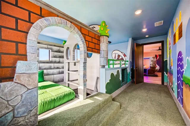 a view of living room with large window