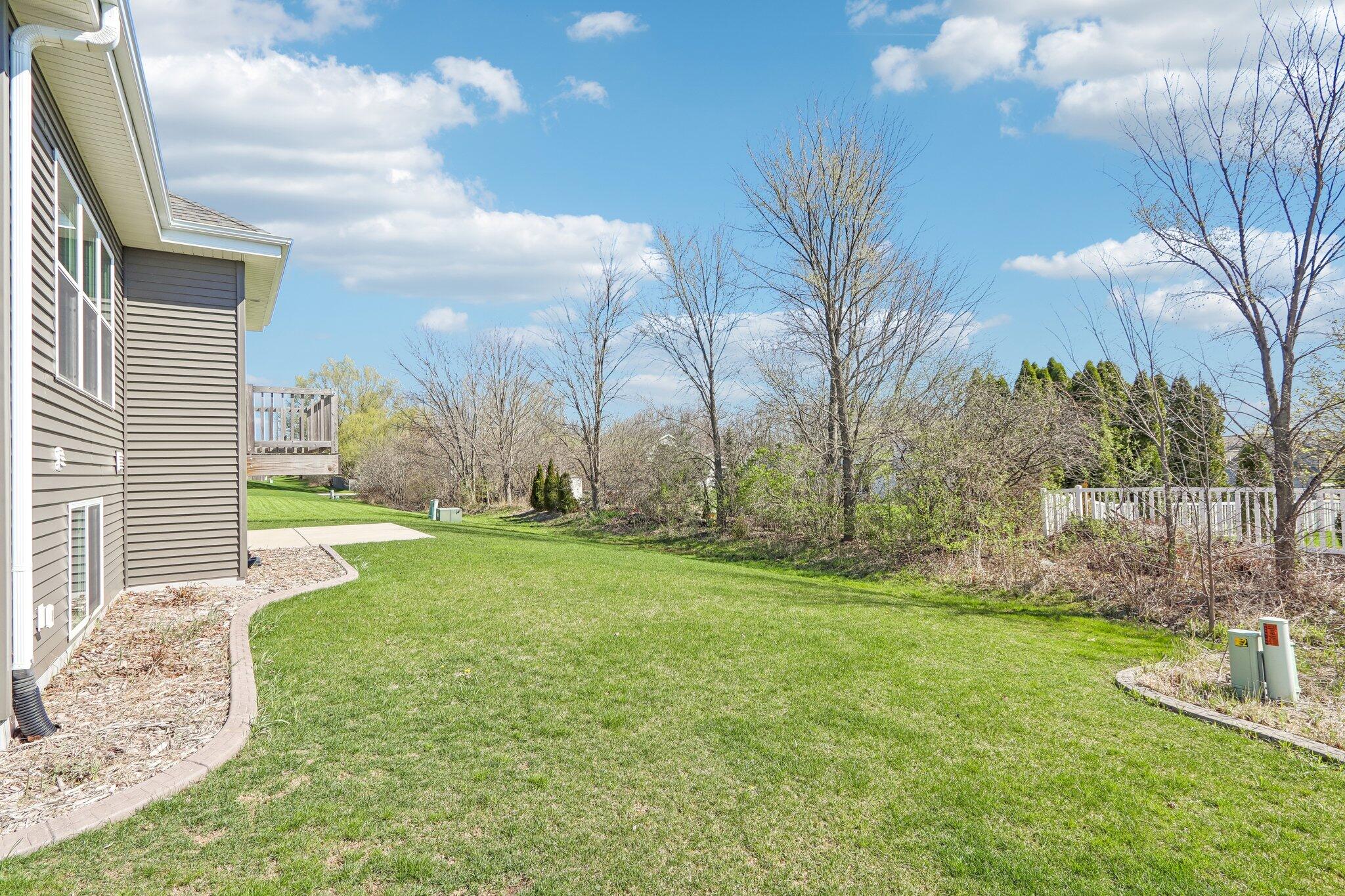 6745 Elderberry Road Caledonia, WI 53402 - Photo 28 of 30 Nice backyard with trees
