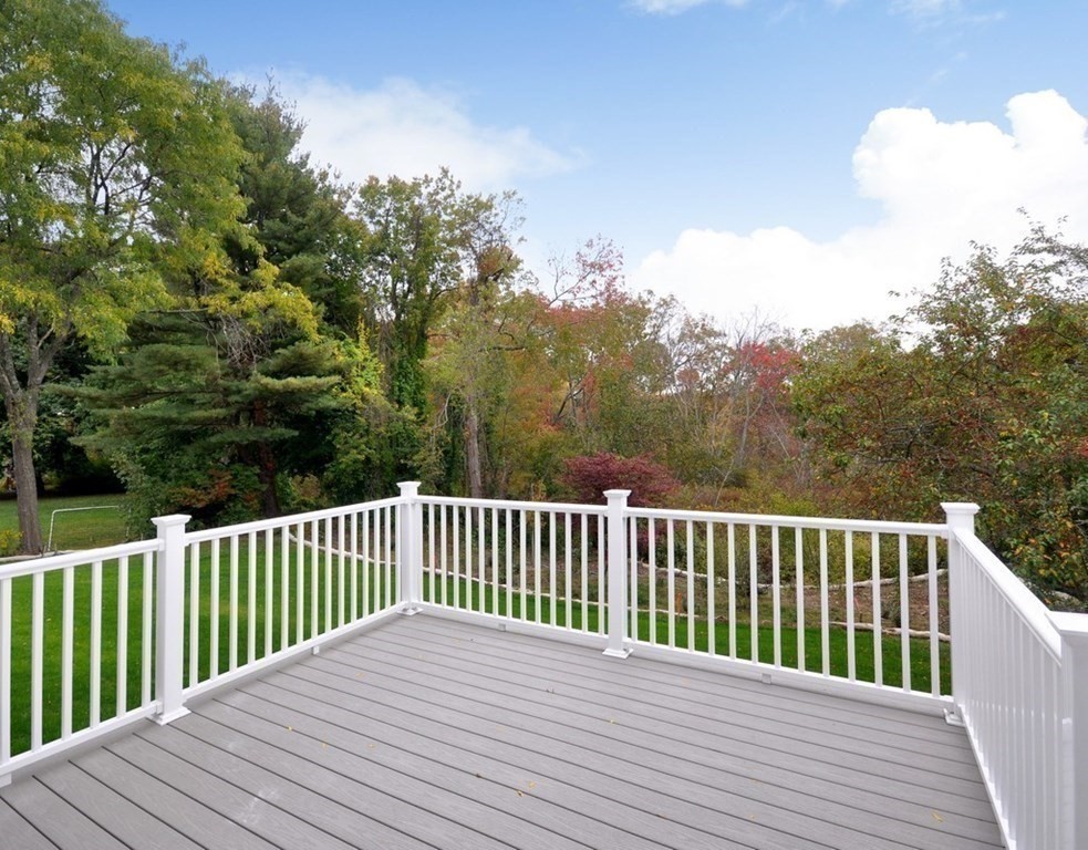 174 Wright Road Concord, MA 01742 - Photo 32 of 35 a view of wooden deck and a yard