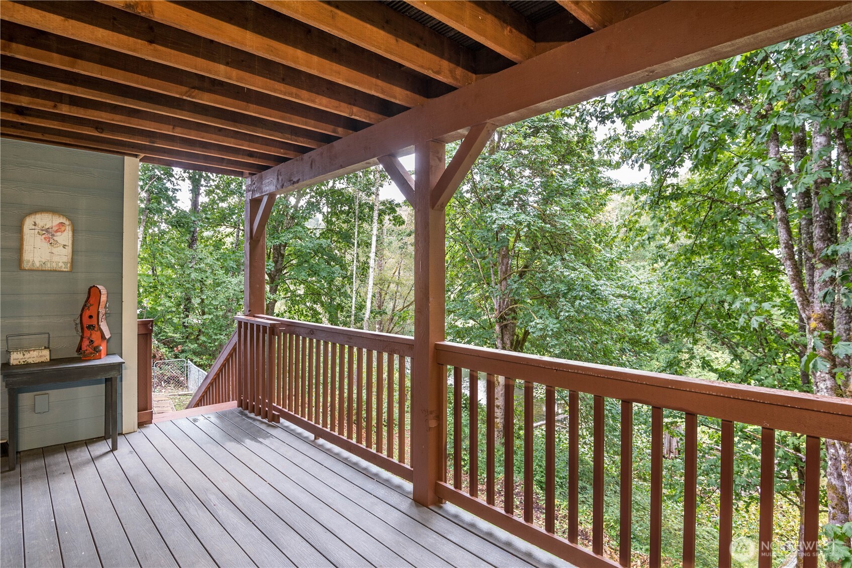 175 Shoreview Drive Kelso, WA 98626 - Photo 24 of 35 a view of outdoor space with deck and wooden floor