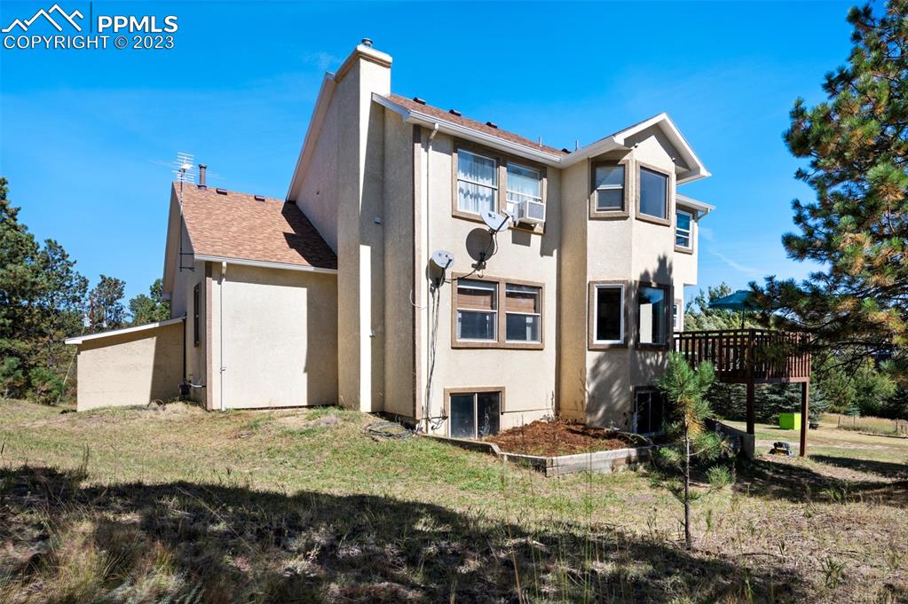 7425 Tobin Road Colorado Springs, CO 80908 - Photo 44 of 49 a view of a house with a backyard