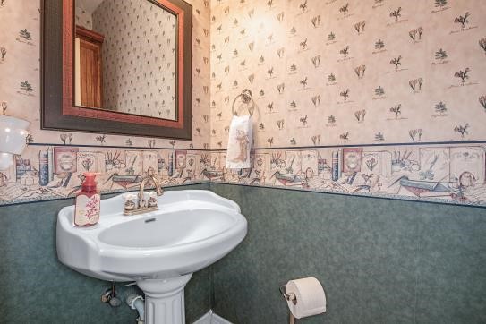 1110 Robinson Road La Porte, TX 77571 - Photo 13 of 41 guest half bathroom close to utility/mud room