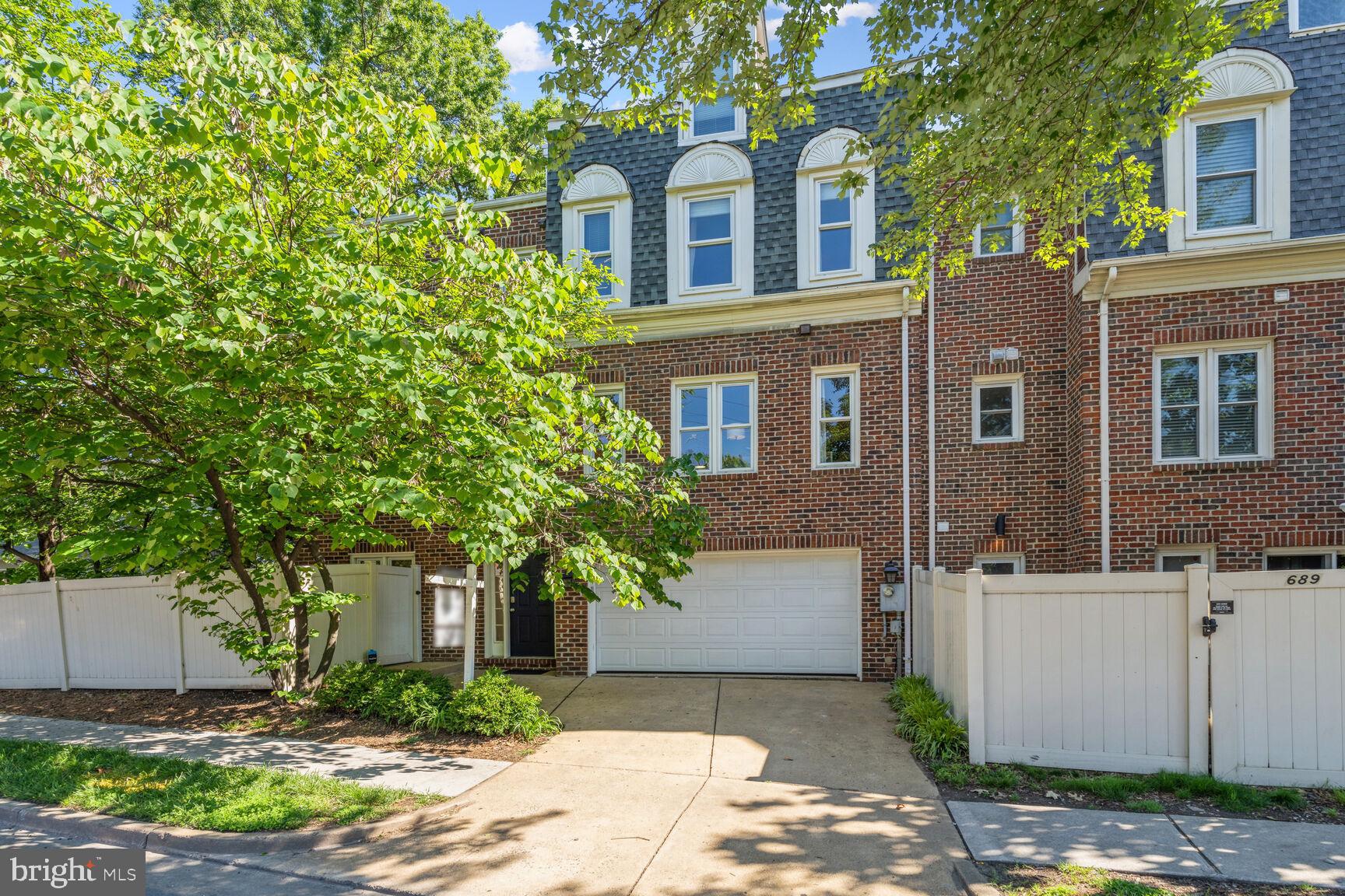 691 West Glebe Road Alexandria, VA 22305 - Photo 1 of 29 Spacious end-unit townhome with 2-car garage