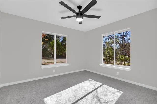 a front view of a livingroom with a window