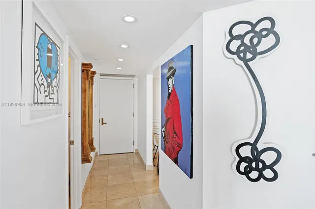 a view of entryway and hall