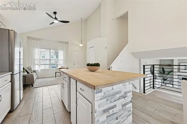 a very nice looking room with a large window