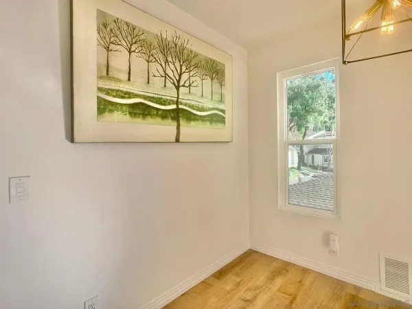 a view of front door