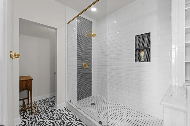 a view of a city with tall buildings