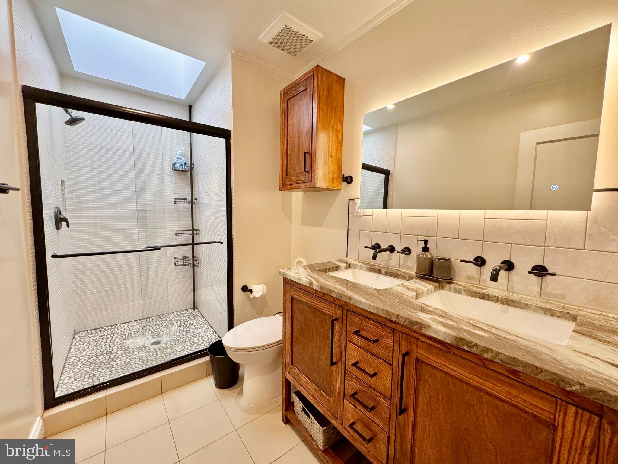 1334 Queen Street Northeast Washington, DC 20002 - Photo 18 of 37 Beautifully renovated hallway full bathroom