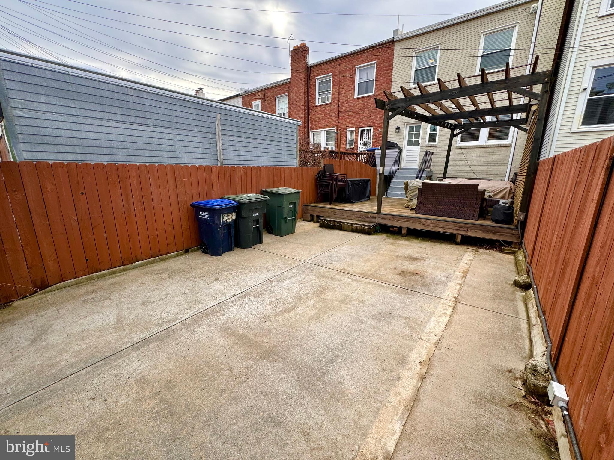 1334 Queen Street Northeast Washington, DC 20002 - Photo 32 of 37 Off street parking w/ secure roll-up garage door