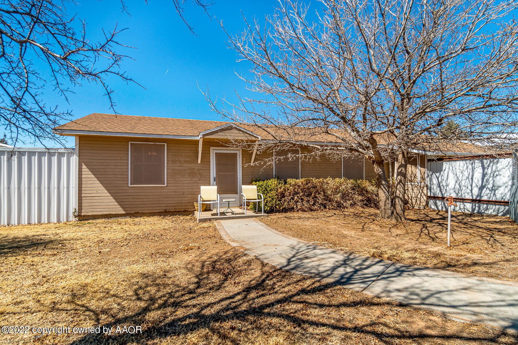 23350 Brown Road Canyon, TX 79015 - Photo 10 of 50 a front view of a house with a yard