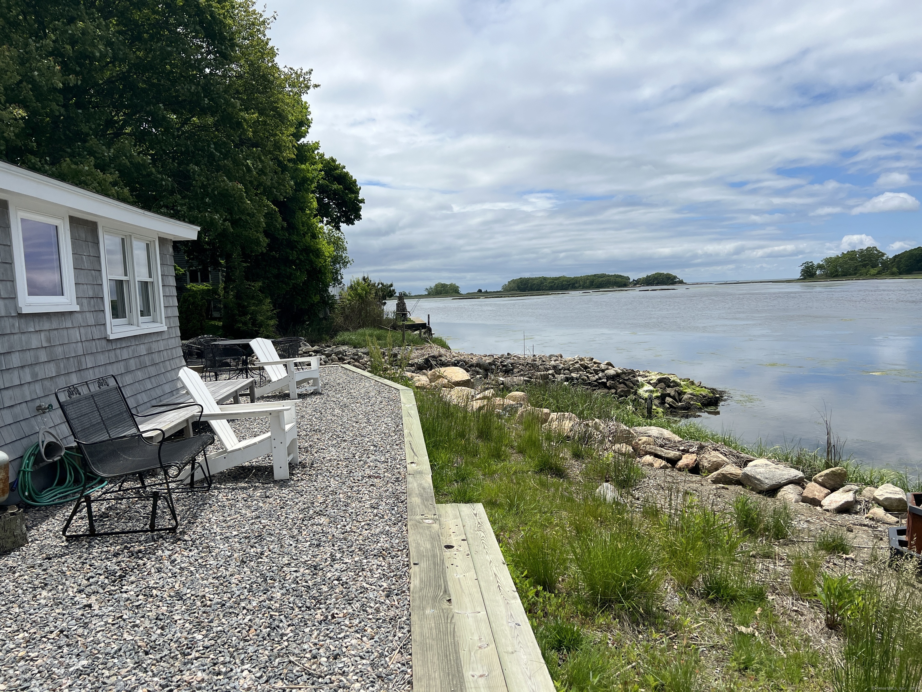 61 Old Black Point Road East Lyme, CT 06357 - Photo 22 of 27 a view of a lake with outdoor space