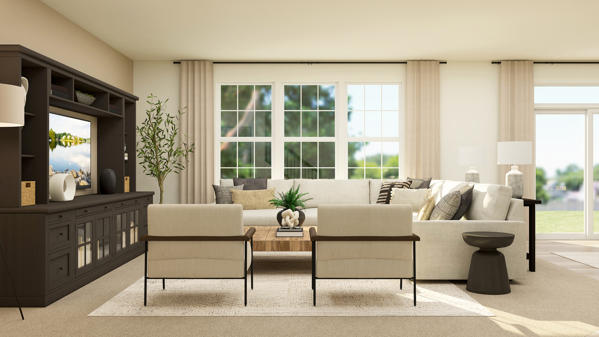 1854 Chandolin Lane Elgin, IL 60124 - Photo 4 of 21 a living room with furniture and a large window