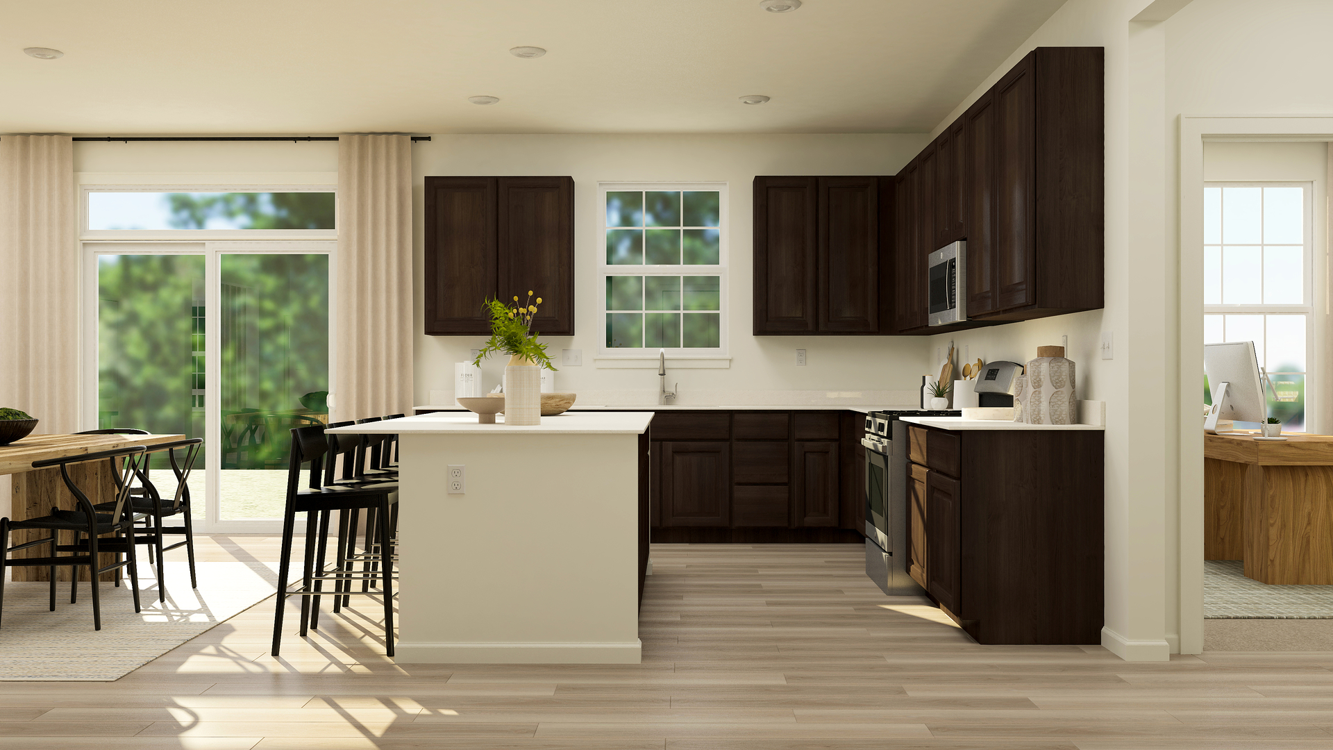 1854 Chandolin Lane Elgin, IL 60124 - Photo 6 of 21 a kitchen with a window a sink and a microwave