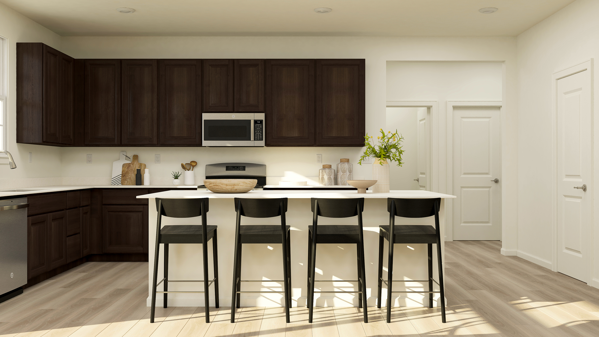 1854 Chandolin Lane Elgin, IL 60124 - Photo 7 of 21 a kitchen with granite countertop a stove top oven cabinets a counter space and a sink