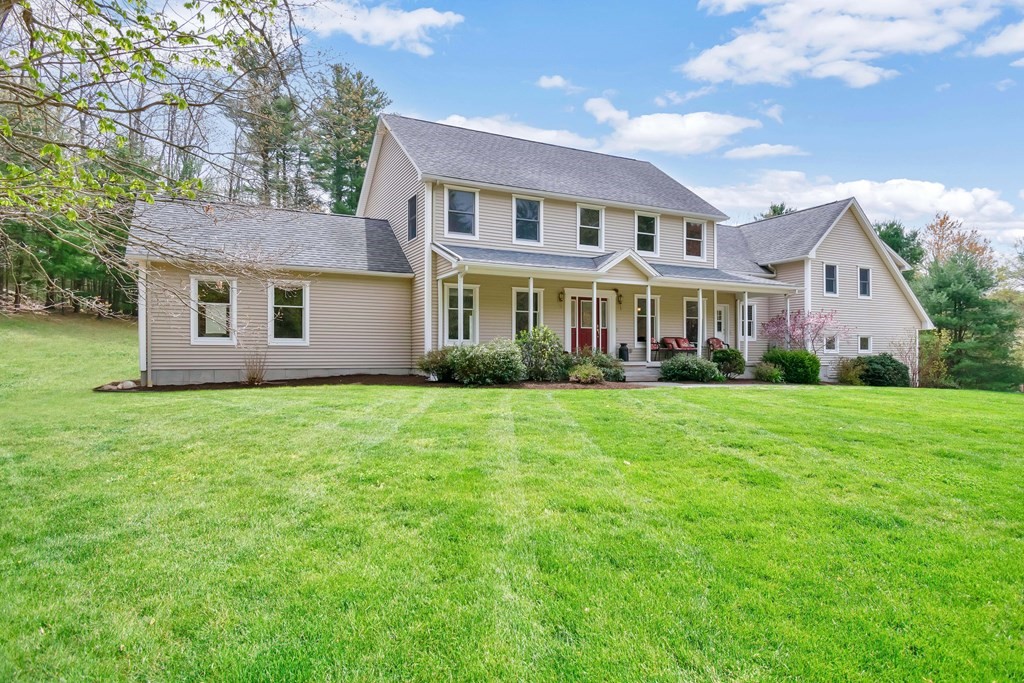 11 Maxwell Road Monson, MA 01057 - Photo 34 of 41 a front view of house with yard and green space