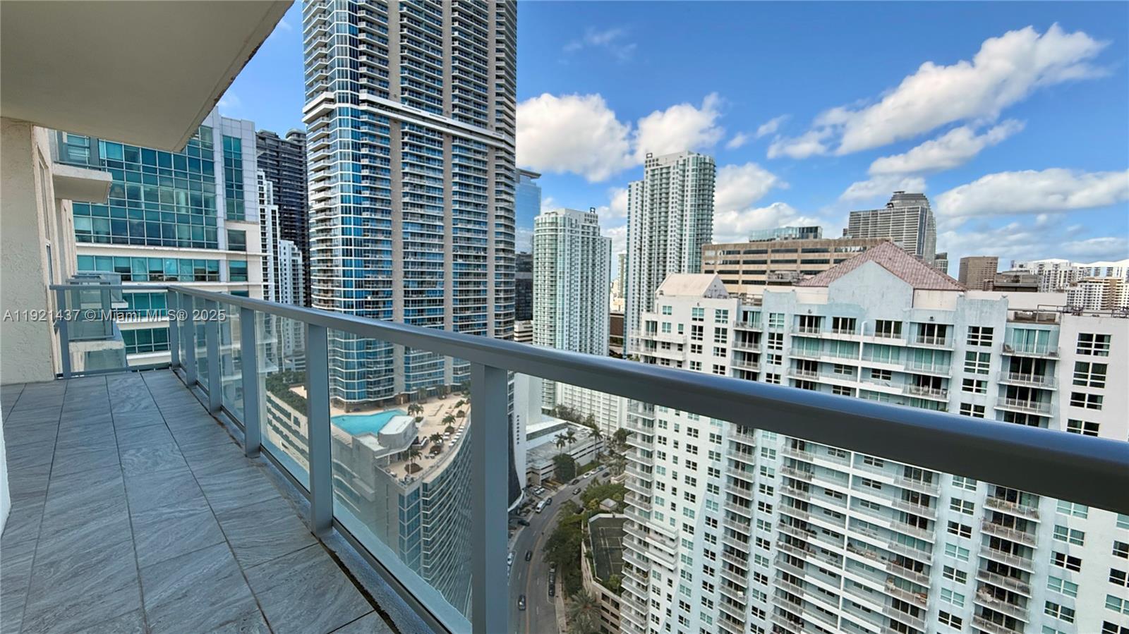 1155 Brickell Bay Drive, Unit PH104 Miami, FL 33131 - Photo 31 of 35 a city view from a balcony