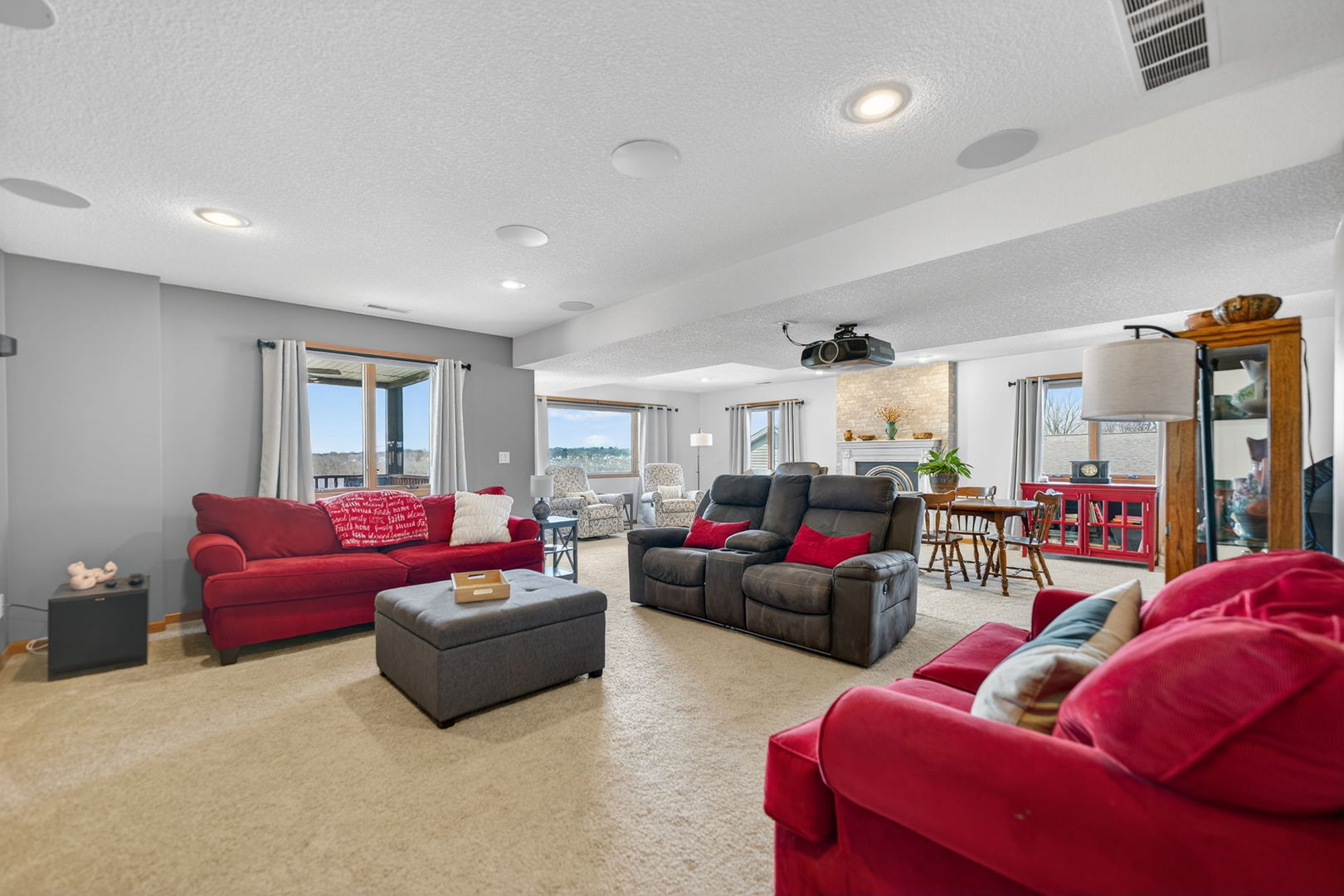 124 5th Street Fulton, IL 61252 - Photo 19 of 45 a living room with furniture and a flat screen tv