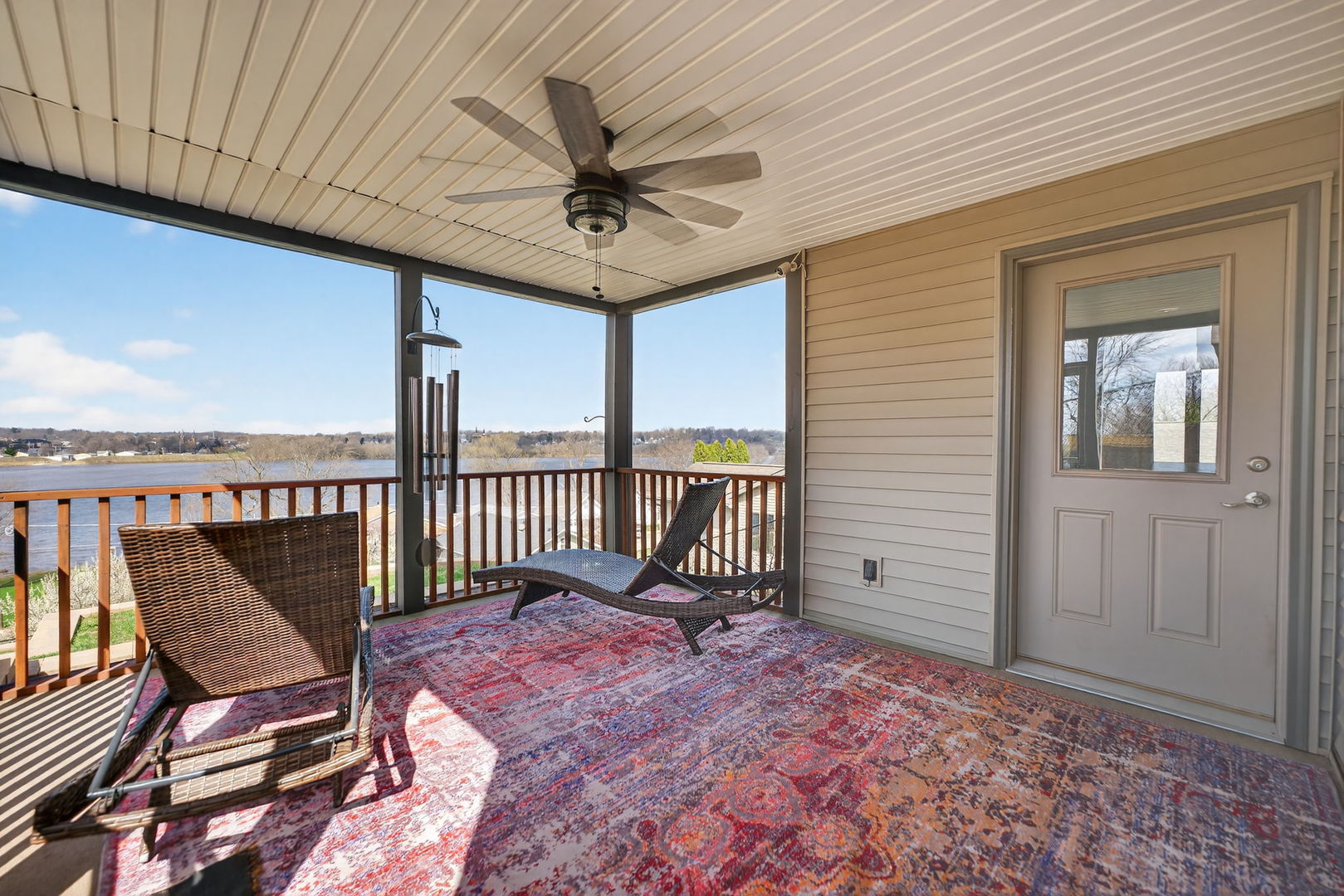 124 5th Street Fulton, IL 61252 - Photo 30 of 45 a view of a balcony with furniture
