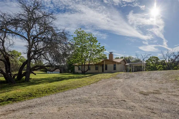 a view of an outdoor space and a yard