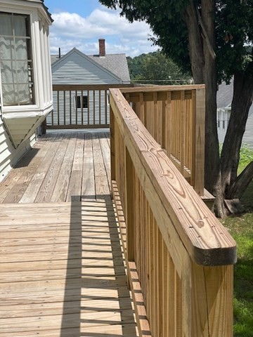 44 Boardman Street Worcester, MA 01606 - Photo 25 of 29 a balcony view with a backyard space